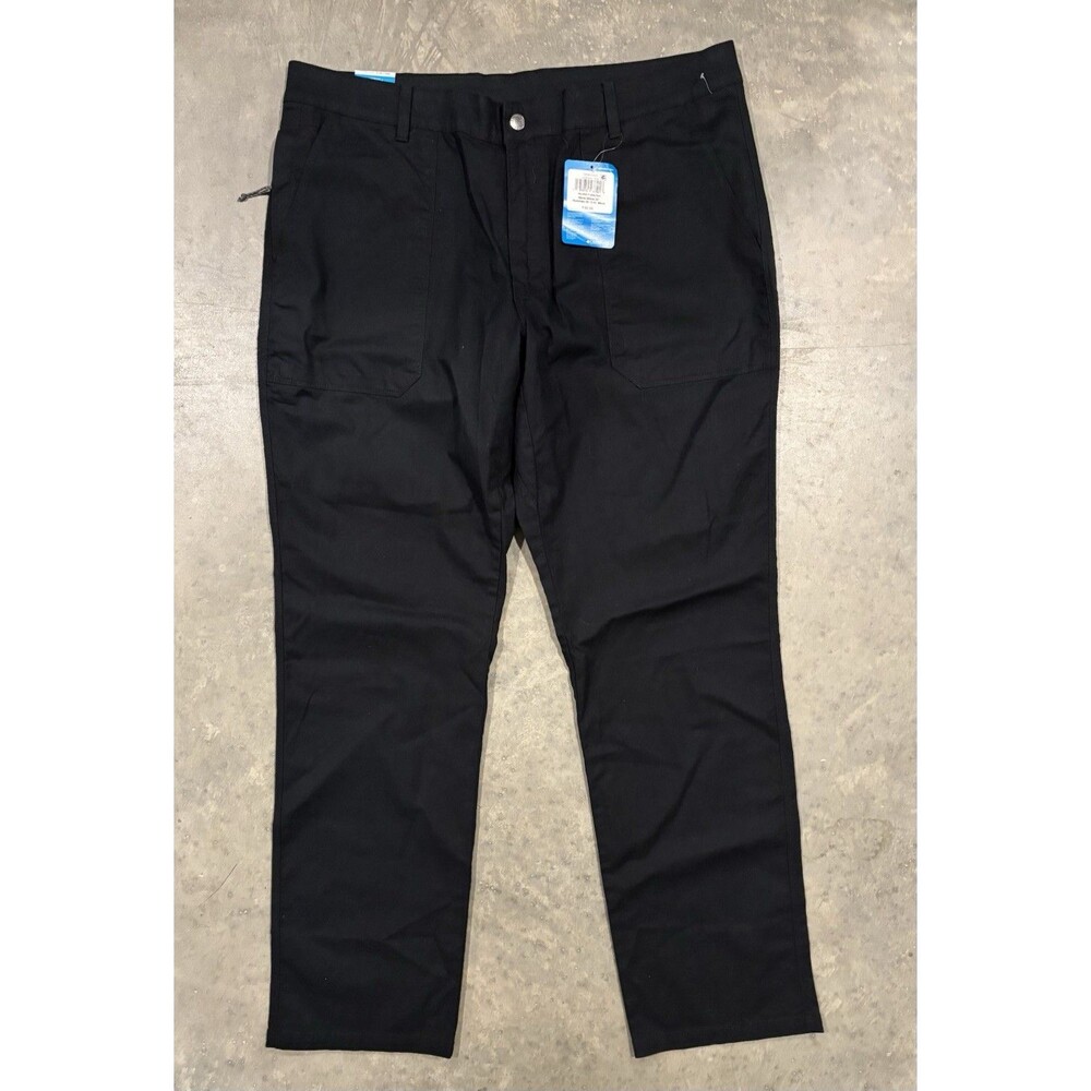 NEW Columbia Flex ROC Utility Pant Mens 38x34 Black Stretch Cotton Outdoor